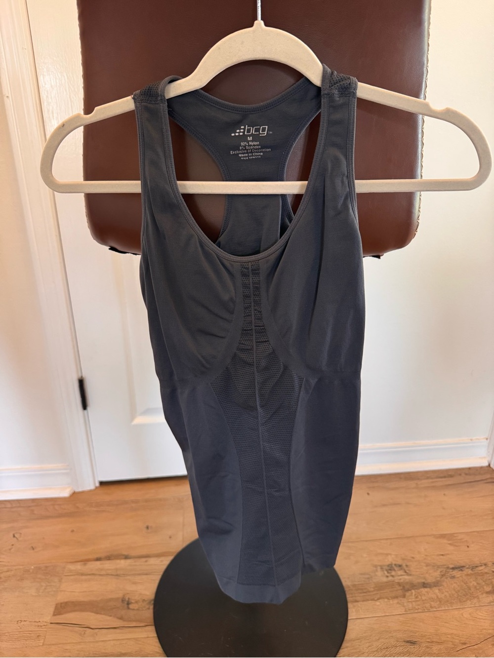 bcg Dark Gray Seamless Racerback Sports Bra Tank